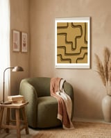 Footsteps in the Desert of Time framed in a tender room thumbnail