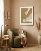 Silent Currents framed in a tender room thumbnail