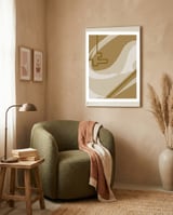 Harmony of Earth and Lines framed in a tender room thumbnail
