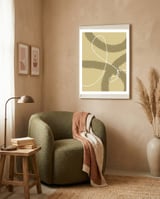Wind Traces on the Hill framed in a tender room thumbnail