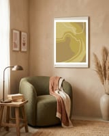 Earth's Flow framed in a tender room thumbnail