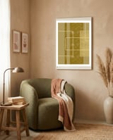 Golden Construction framed in a tender room thumbnail