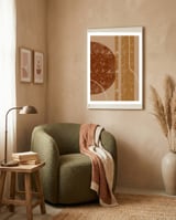 Earth Circle framed in a tender room thumbnail