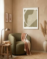 Hidden Shapes framed in a tender room thumbnail