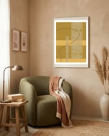 Line Portrait framed in a tender room thumbnail