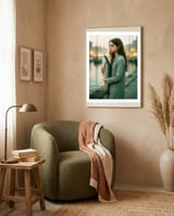 Fish In Hand 01 framed in a tender room thumbnail