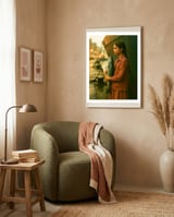 Fish In Hand 06 framed in a tender room thumbnail
