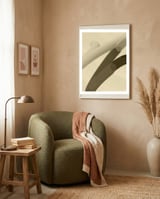Brushstrokes in Harmony framed in a tender room thumbnail