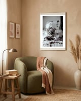 Black Roses framed in a tender room thumbnail