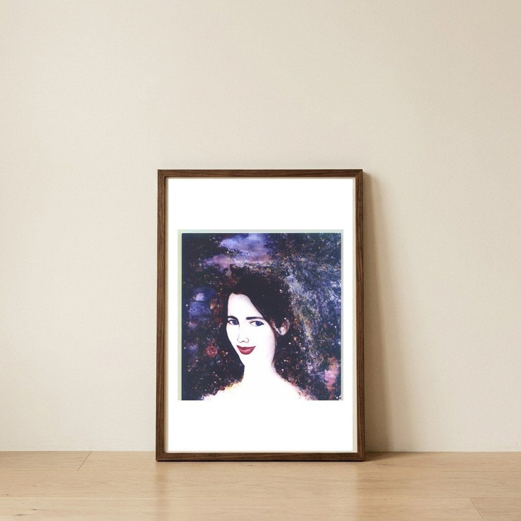 Portrait Of Jo Johnson — framed, leaning against the wall