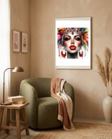 Carnival Muse Of Rio framed in a tender room thumbnail