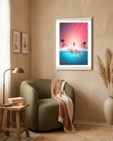 Bikini Beach framed in a tender room thumbnail