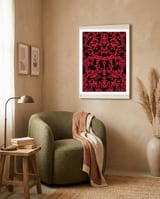 Crimson Chaos and the Symphony of the Underworld framed in a tender room thumbnail