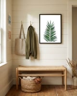 Palm Leaf framed in a relaxed room thumbnail