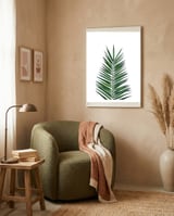 Palm Leaf framed in a tender room thumbnail
