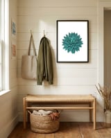 Agave  framed in a relaxed room thumbnail