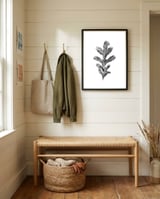 Leaf framed in a relaxed room thumbnail