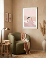 Morning Wine framed in a tender room thumbnail