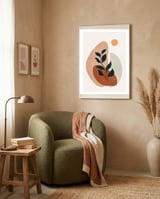 Soft Shapes II framed in a tender room thumbnail