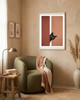 Peeking In framed in a tender room thumbnail