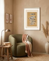 Minimal Fish Study framed in a tender room thumbnail
