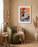 The Cat And The Calm framed in a tender room thumbnail