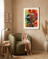 Blooming Joy framed in a tender room thumbnail