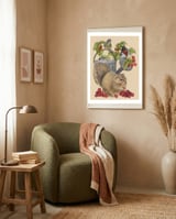 Squirrel Bgmatch framed in a tender room thumbnail