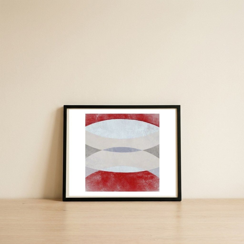 Looking Closely — framed, leaning against the wall