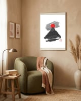 Castle And Moon 2023 framed in a tender room thumbnail
