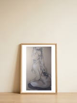 kitty-kitty — framed, leaning against the wall thumbnail