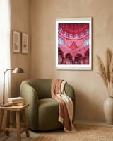 Mosque framed in a tender room thumbnail