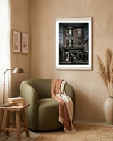 No 1112 Queen St E 2 Old Film Version framed in a tender room thumbnail