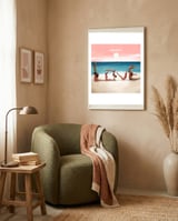 Sunset Love framed in a tender room thumbnail