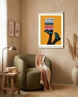 Stacked On Love framed in a tender room thumbnail