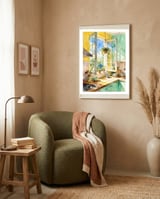 Matisse Inspired Kitchen Room framed in a tender room thumbnail