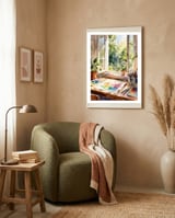 Matisse Inspired Place Paint framed in a tender room thumbnail
