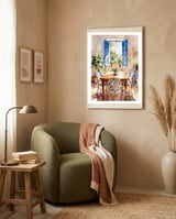 Matisse Inspired Dinning Room framed in a tender room thumbnail