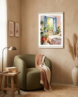 Matisse Inspired Bedroom framed in a tender room thumbnail