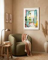 Matisse Inspired Chill framed in a tender room thumbnail