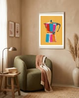 Color Block Moka framed in a tender room thumbnail