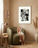 Chapter One: Never Talk With Strangers framed in a tender room thumbnail