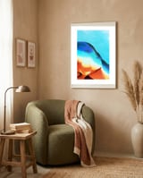 Aqua Fire |  Dunes framed in a tender room thumbnail