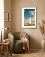 Hurst Light framed in a tender room thumbnail