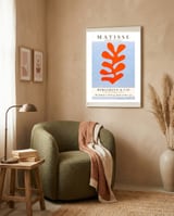 Henri Matisse – Papiers découpés (1953) | Vibrant Cut-Out Art framed in a tender room thumbnail