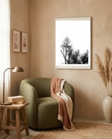 Miminalist Palm framed in a tender room thumbnail