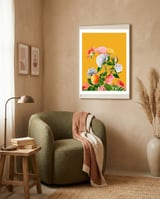 Floral Pop framed in a tender room thumbnail