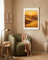 Golden Solitude framed in a tender room thumbnail