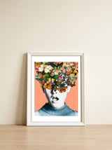 Twiggy Surprise — framed, leaning against the wall thumbnail