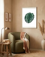 Monstera framed in a tender room thumbnail